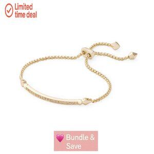 Adjustable Link Chain Bracelet, Gold-Plated Brass, 9" Length, Lobster Clasp
